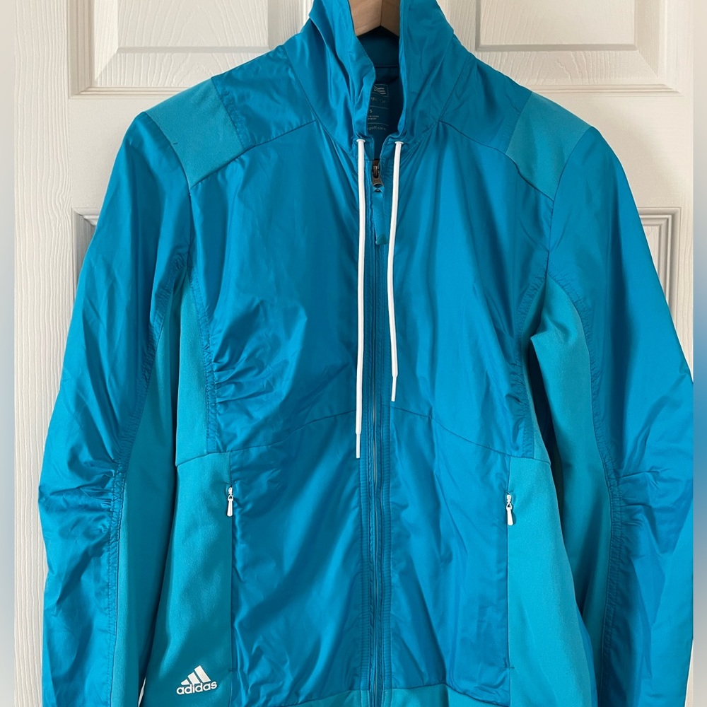 Adidas Performance Full Zip Lightweight Windbreak… - image 1